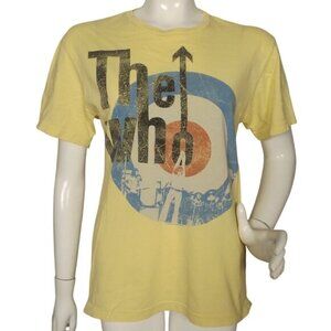 The WHO Tshirt, M, Yellow, Short sleeves, Target Image/Concert Pose, 2008